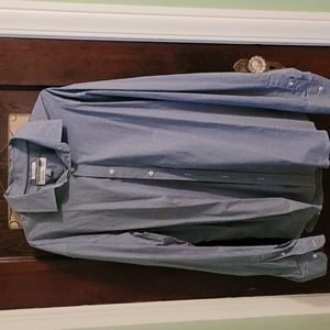Old Navy Dress Shirt Blue 2XL